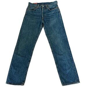 Acne Studios Womens 1997 Dark Blue Trash Jeans - A00024